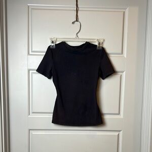 SKIMS Classic Black Women's Fitted Top